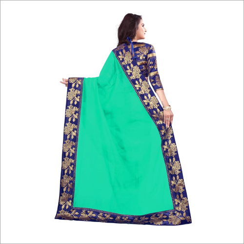 Green Ladies Chiffon Saree