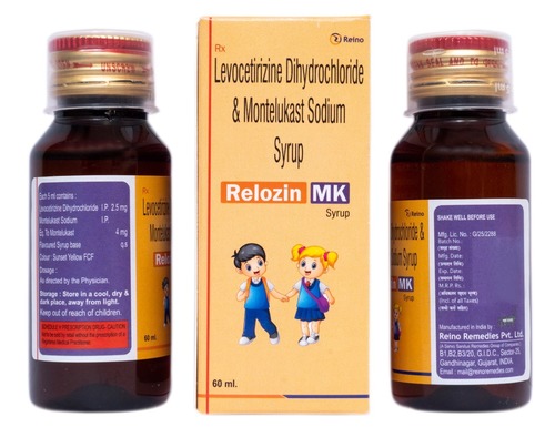 Levocetirizine Dihydrochloride  Montelukast Sodium Syrup Generic Drugs
