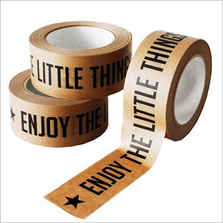 Transparent & Brown Custom Printed Tapes