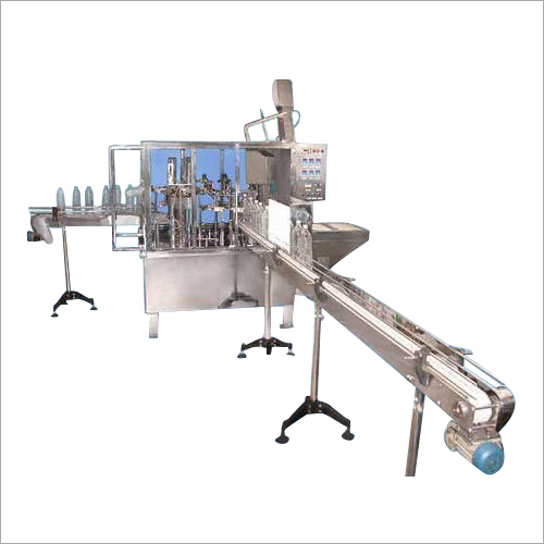 Water Bottle Filling Machine - Stainless Steel, 440 Voltage, PLC Control | Automatic Electric Drive, 1-Year Warranty