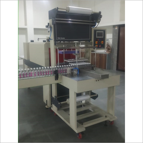 Automatic Shrink Wrapping Machine - Stainless Steel | Automatic Grade, PLC Control, 440 Volt, 1 Year Warranty, Ideal for Cans and Bottles