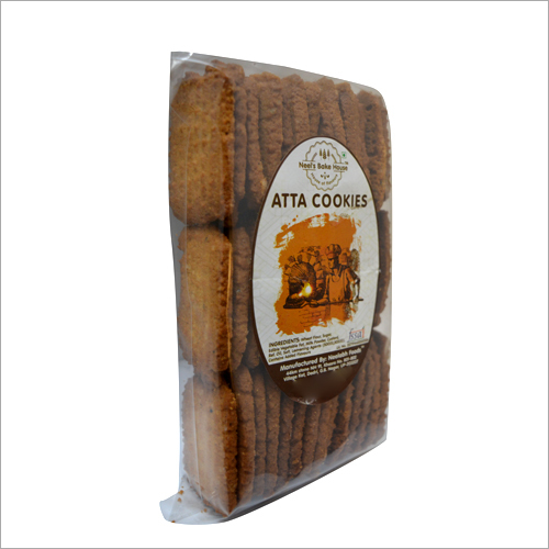 Atta Cookies - Crispy Texture, Sweet Taste | Nutrient-rich Energy Snack In Moisture Proof Box