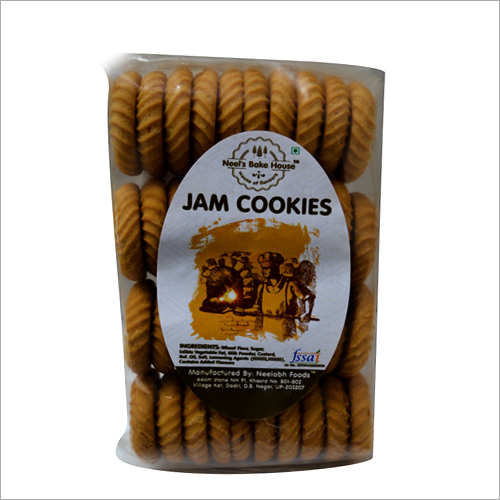 Jam Cookies - Fine Flour, Butter & Jam Recipe | Crispy Round Snacks, Nutritious Energy Source, No Additives Or Preservatives, Ideal For Any Occasion