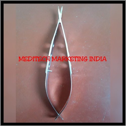 Corneal Scissor - Steel Material, Basic Surgical Instrument, 20 Grams Weight | Contract Manufacturing Service, Volume Purchase Benefits