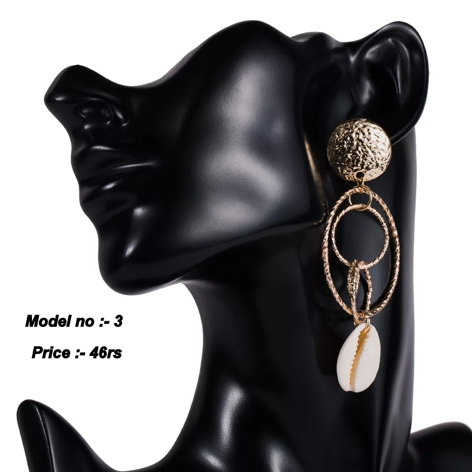 Circle Dangle Drop Earring