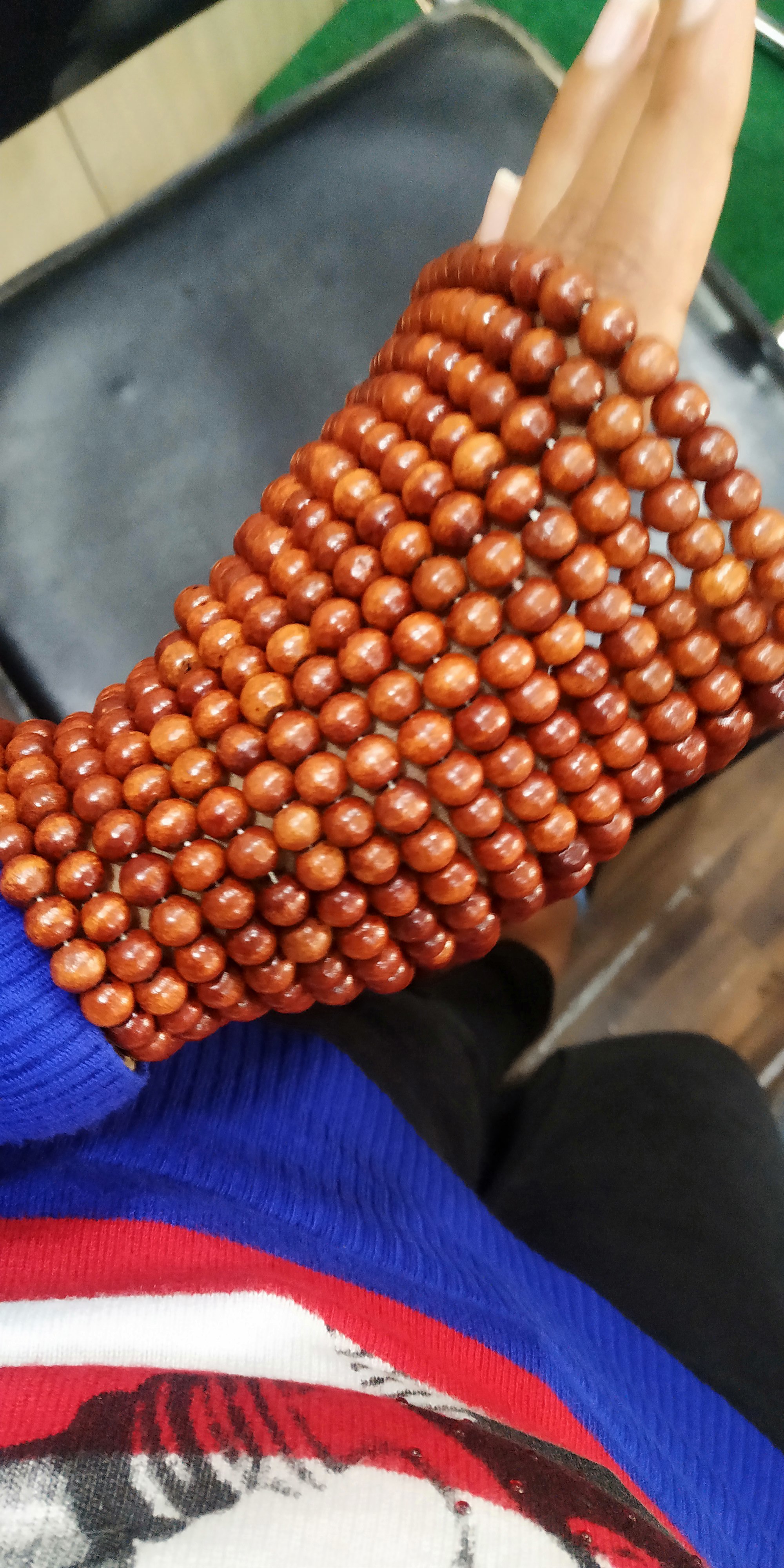 Wooden Mala Beads - 8 Mm Natural Brown Color | High-quality Spiritual Jewelry, Fast Shipping, Unisex Design