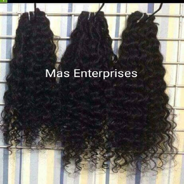 100%natural Raw Unprocessed Curly Human Hair