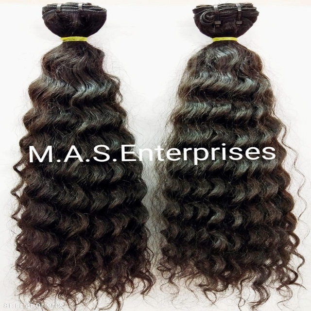 Natural Curly Single Donor Human Hair Bundle