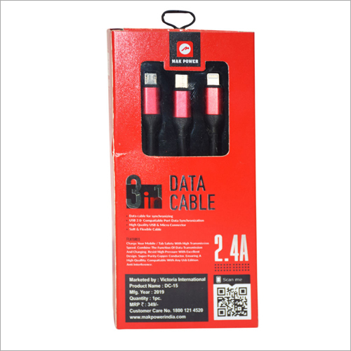 3 In 1 Data Cable Application: Mobile