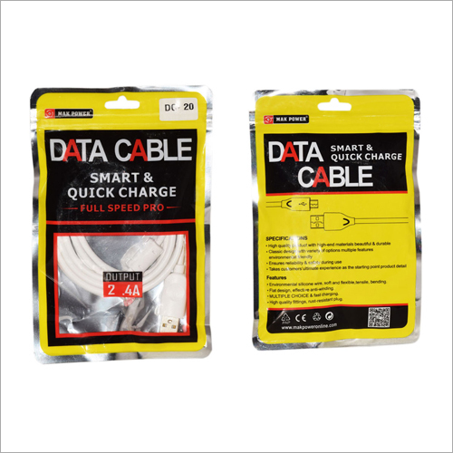 Usb Data Cable - Metal And Pvc, 1.5 Meter Length, 2.1 A Quick Charge Compatible For Mobile, Laptop, And Computer