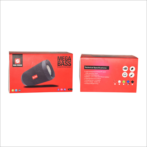 Mega Bass Wireless Speaker - Bluetooth Enabled, Home Theater And Portable Audio Player Compatible, Great For Any Entertainment Setup