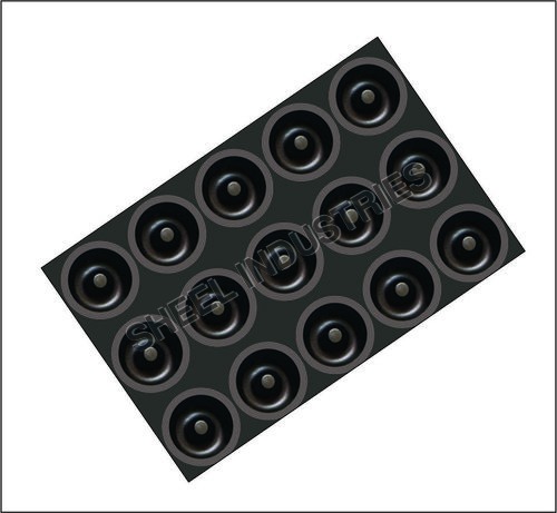 Cake Tray - Non-Stick Aluminum Alloy Sheet, 15 Molds Design, Durable Black Finish, Customized Sizes Available