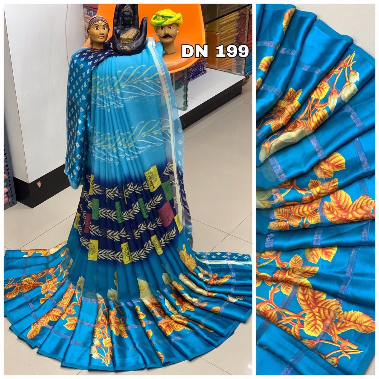 Available In Multi Color Chanderi Linen Saree