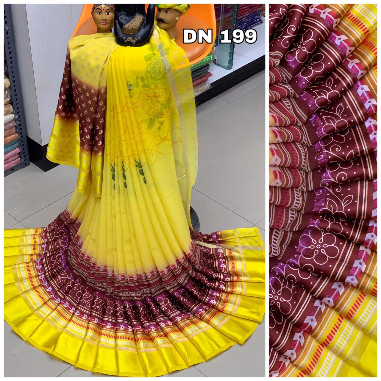 Available In Multi Color Chanderi Linen Saree