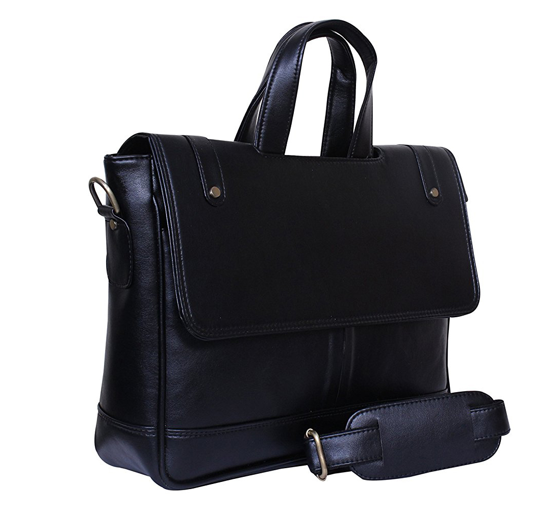 Premium Laptop Executive Messenger Bag 15.6", Adjustable Strap And 6 Compartments Gender: Unisex
