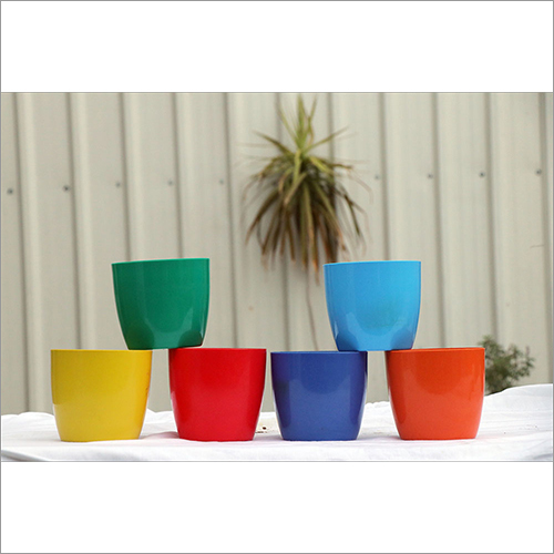 Plastic Table Pot - Smooth Finish, Plastic Material for Plant Use | Ideal for Indoor and Outdoor Gardening, Versatile Decor Solution