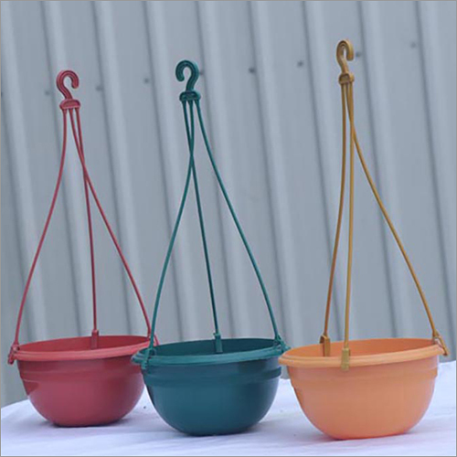 10 Inch Plastic Hanging Planter - Smooth Finish, Durable Plastic Material | Ideal for Indoor and Outdoor Plant Use