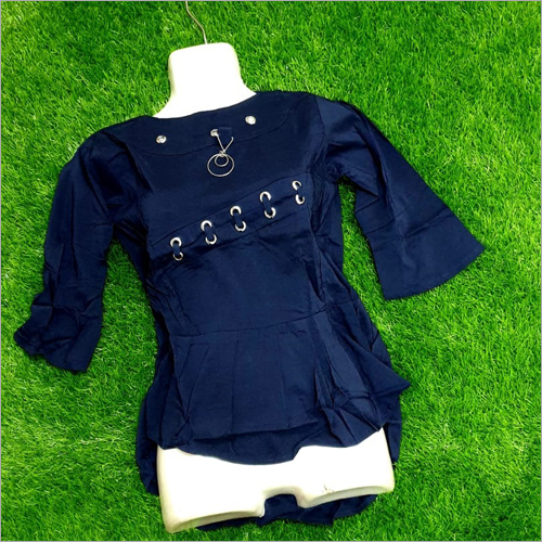 Ladies Designer Top - Breathable Cotton Blend Sizes S To Xl | Short Sleeves Washable Durable Colorfast