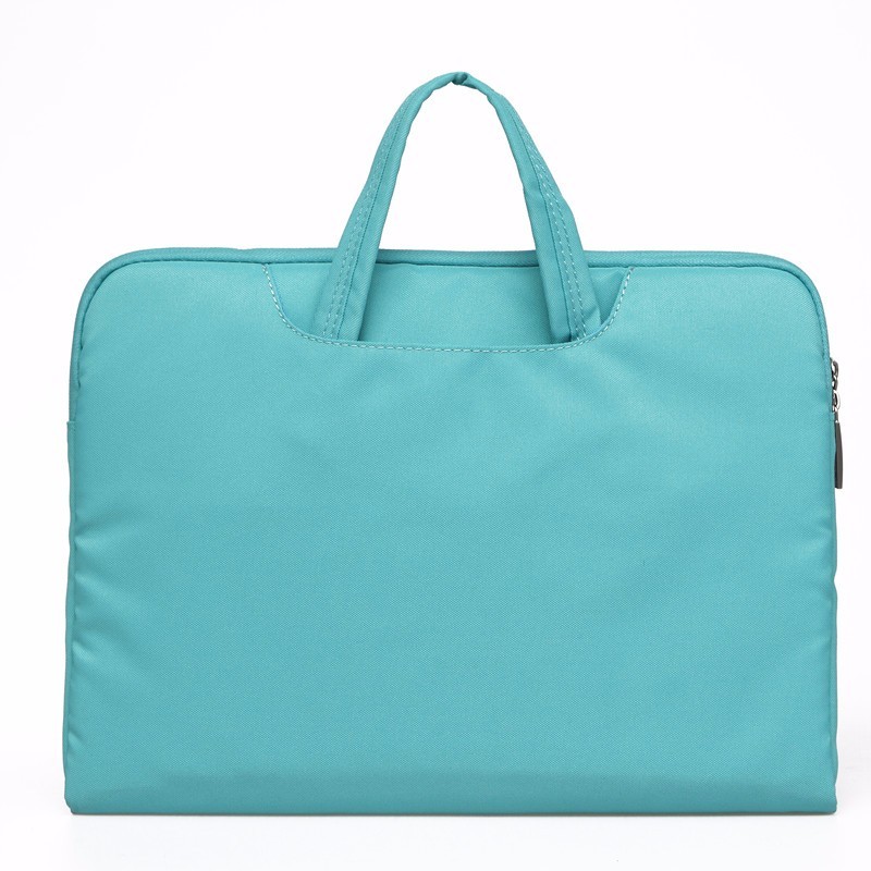 Turquoise Blue Campus Slim Case 15.4" Waterproof Laptop Messenger Bag For With Small Case And Mousepad