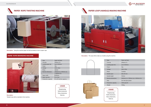 Industrial Paper Bag Twisting Machine