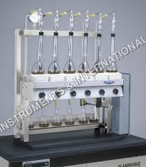 Kjeldahl Distillation Unit - 300ml & 500ml Flask Capacity, Efficient Condenser Rack Included