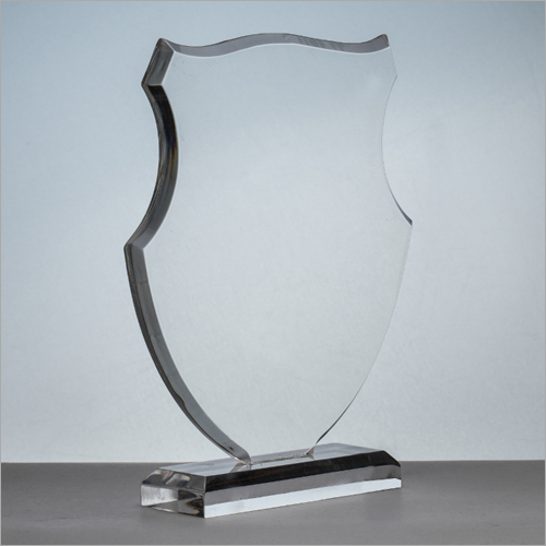 Acrylic Shield Memento - Material: Crystal
