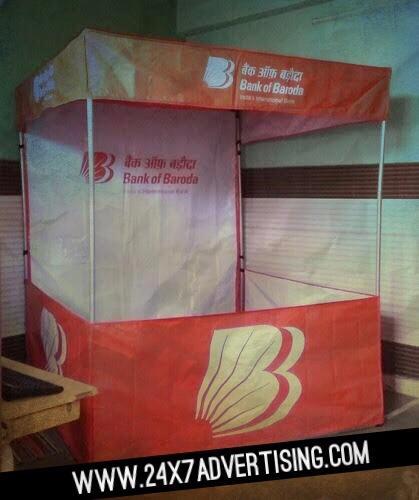 फोल्डिंग कैनोपी का साइज़: 6*6*7और 4*4*7