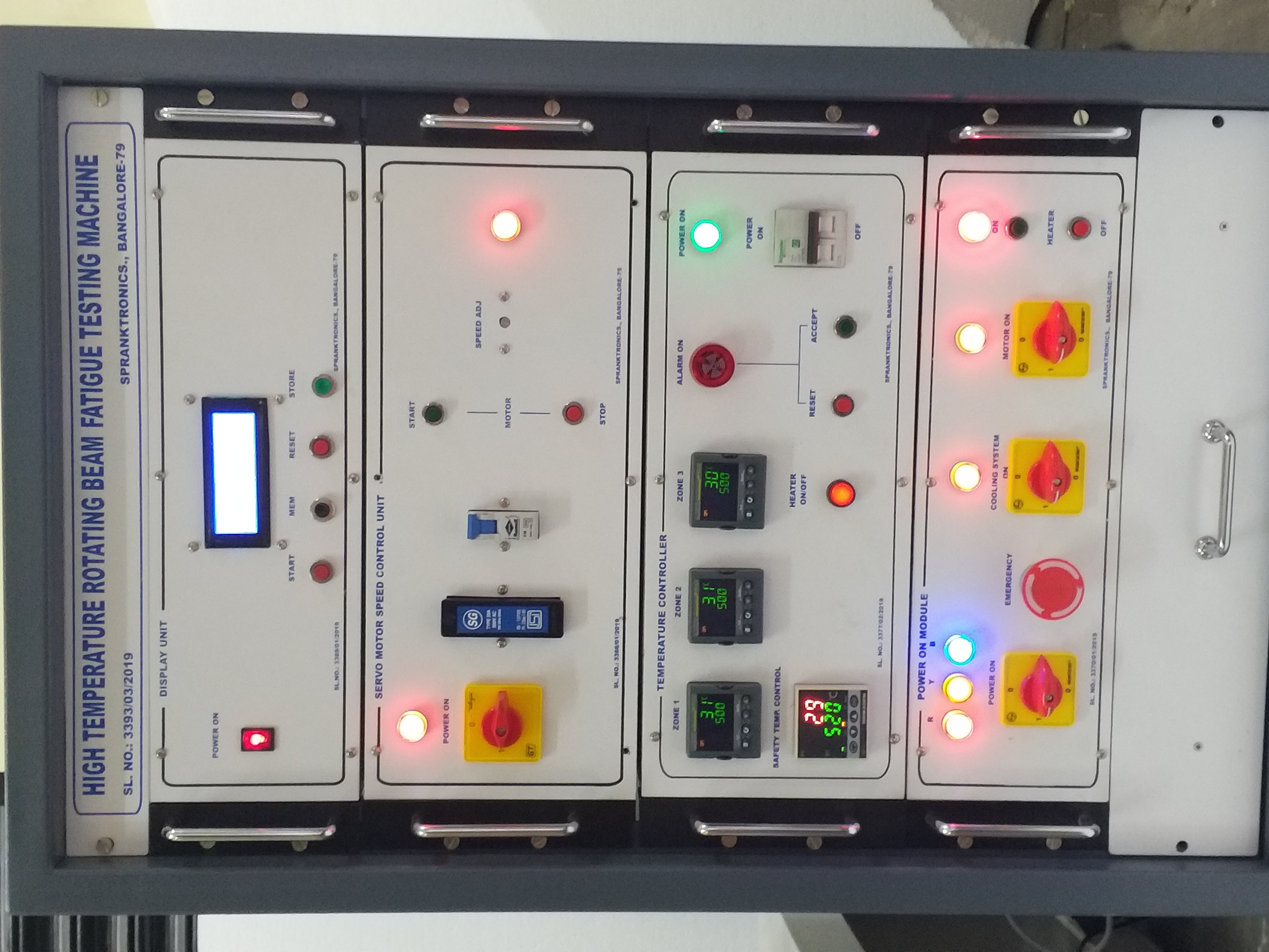 High Temperature & Room Temperature Rotating Bending Fatigue Testing Machine