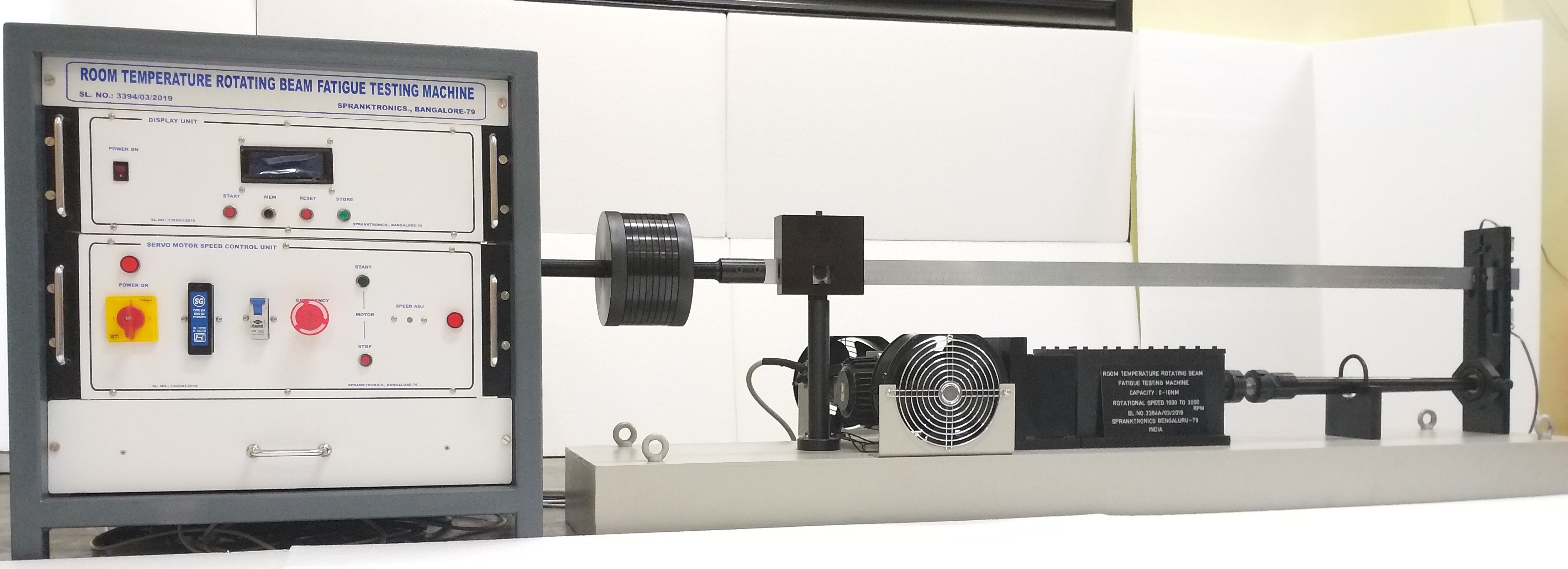 High Temperature & Room Temperature Rotating Bending Fatigue Testing Machine