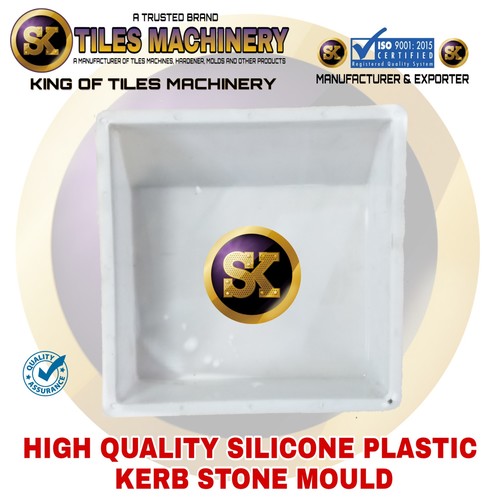 Taper Kerb Stone Paver Mould - Plastic, Silicone Mold Base, 2-Year Mould Life | Intricate Design Capability, High-Grade Raw Materials