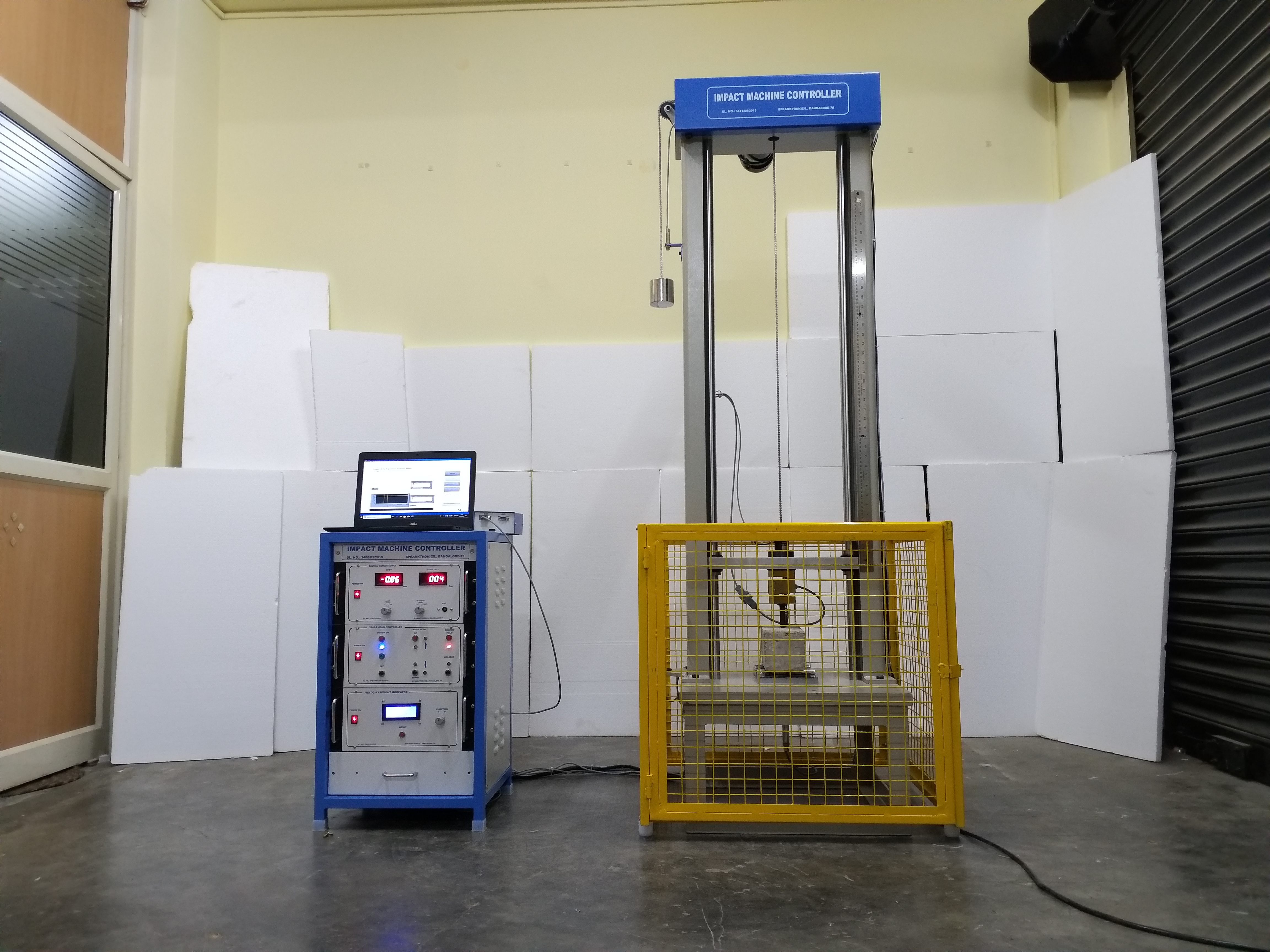 Low Velocity Drop Tower Impact Testing Machine