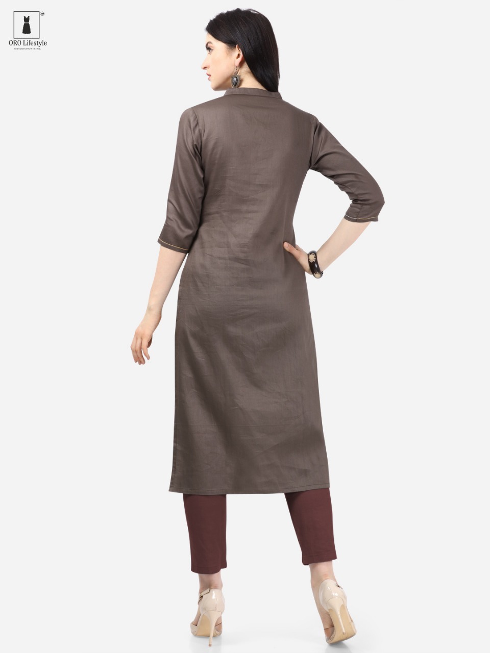 Alpha Queen Cotton Kurti - Size M L Xl Xxl | Multicolour Breathable Non-toxic 3-4th Sleeve Style Casual And Formal Wear Sober Design