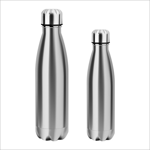 Silver Stainless Steel Thermos Bottle