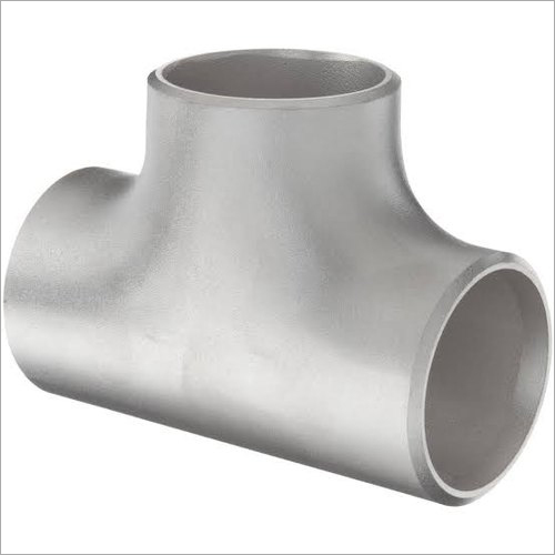 Stainless Steel Tee - Size 1-5 Inch, Polished Finish, High Strength Design, Chemical Resistant, Leak Proof for Industrial and Commercial Use