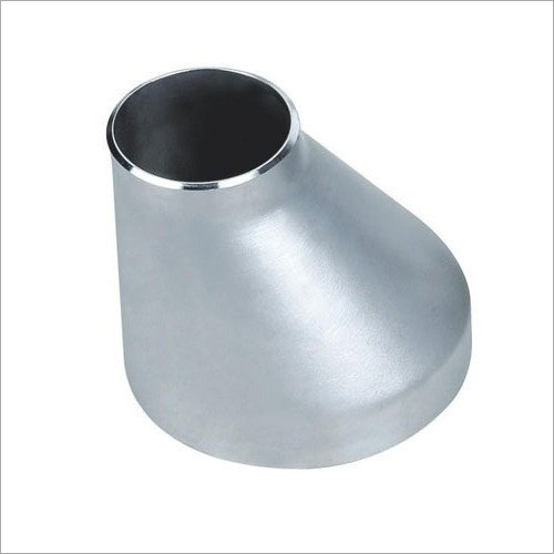 Stainless Steel Concentric Reducer - 3/4 X 1/2 Inch , Durable Polished Finish, Designed for Abrasive Fluids and Slurries