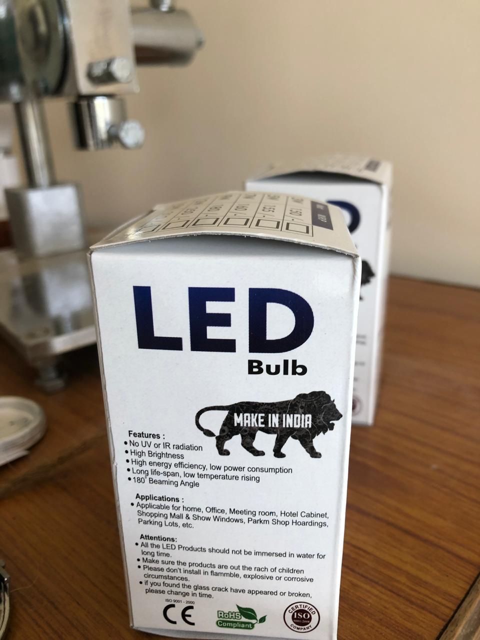 7w Fair Led Bulb - Polypropylene Body, Round Shape, B22 Base | Cool Daylight Color, 220-240 Volt Input, Scratch Resistive & Resilient Design