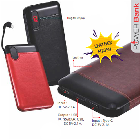 लेदर पावर 10000mAH