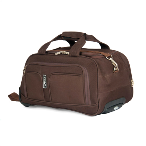 Brown Duffle Trolley Bag