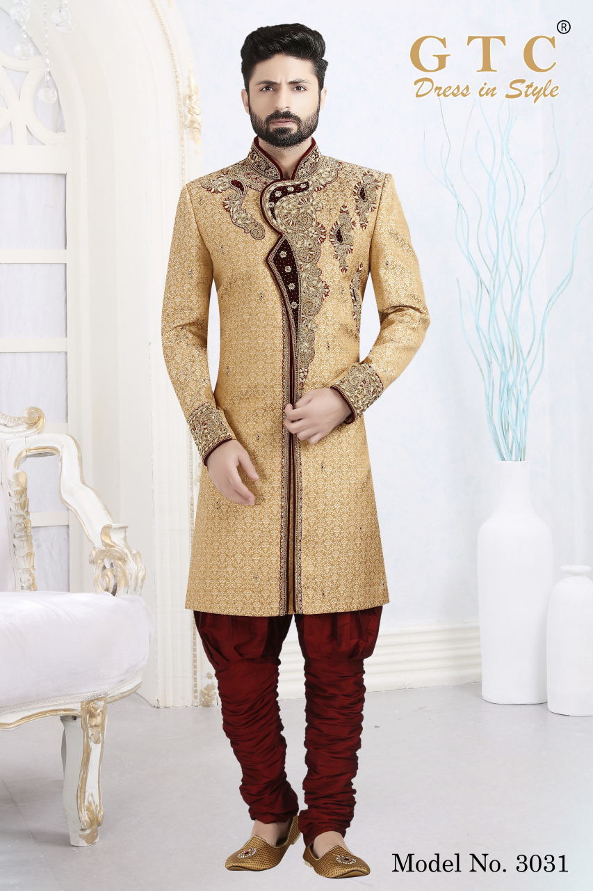 3031 Designer Sherwani Age Group: 16-50