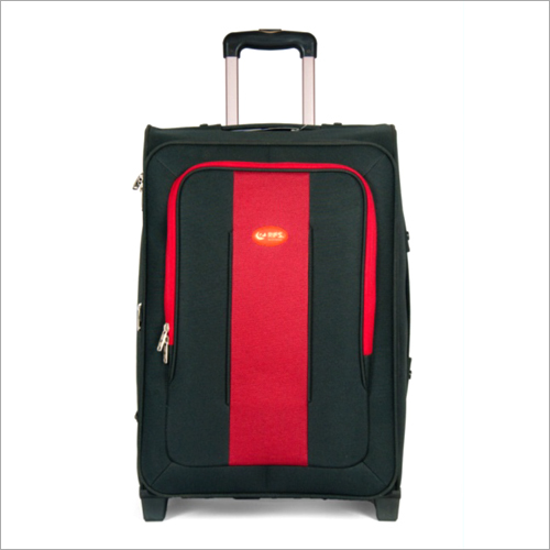 Black & Red Light Weight Trolley Bag