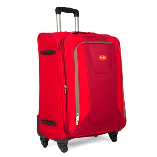 Spinner Case - Nylon, 20"/24"/28" Size | Expandable 3 Compartment, Red Color, 360-degree Rotate Spinner Wheels