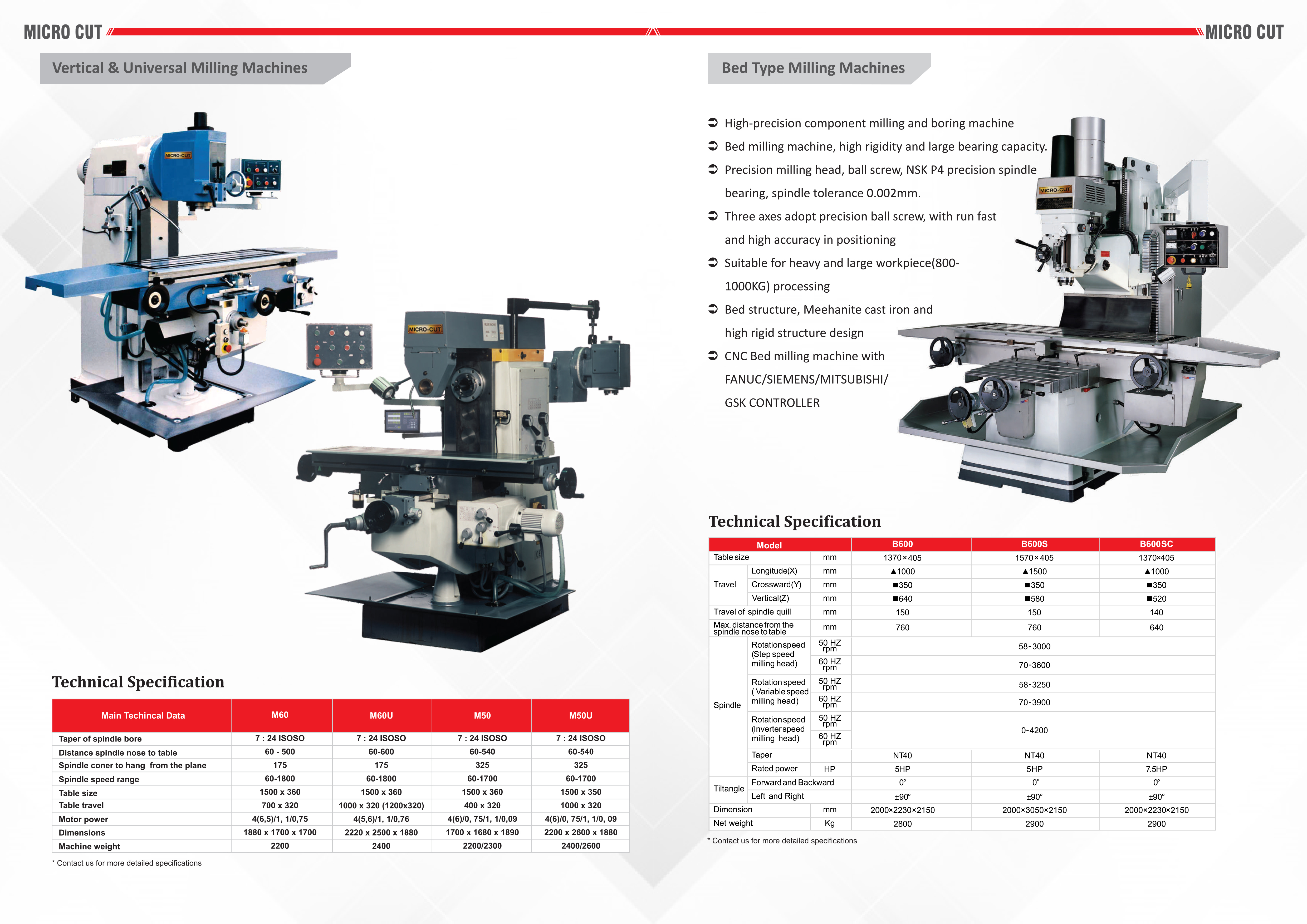 Green Vertical Turret Microcut Milling Machine