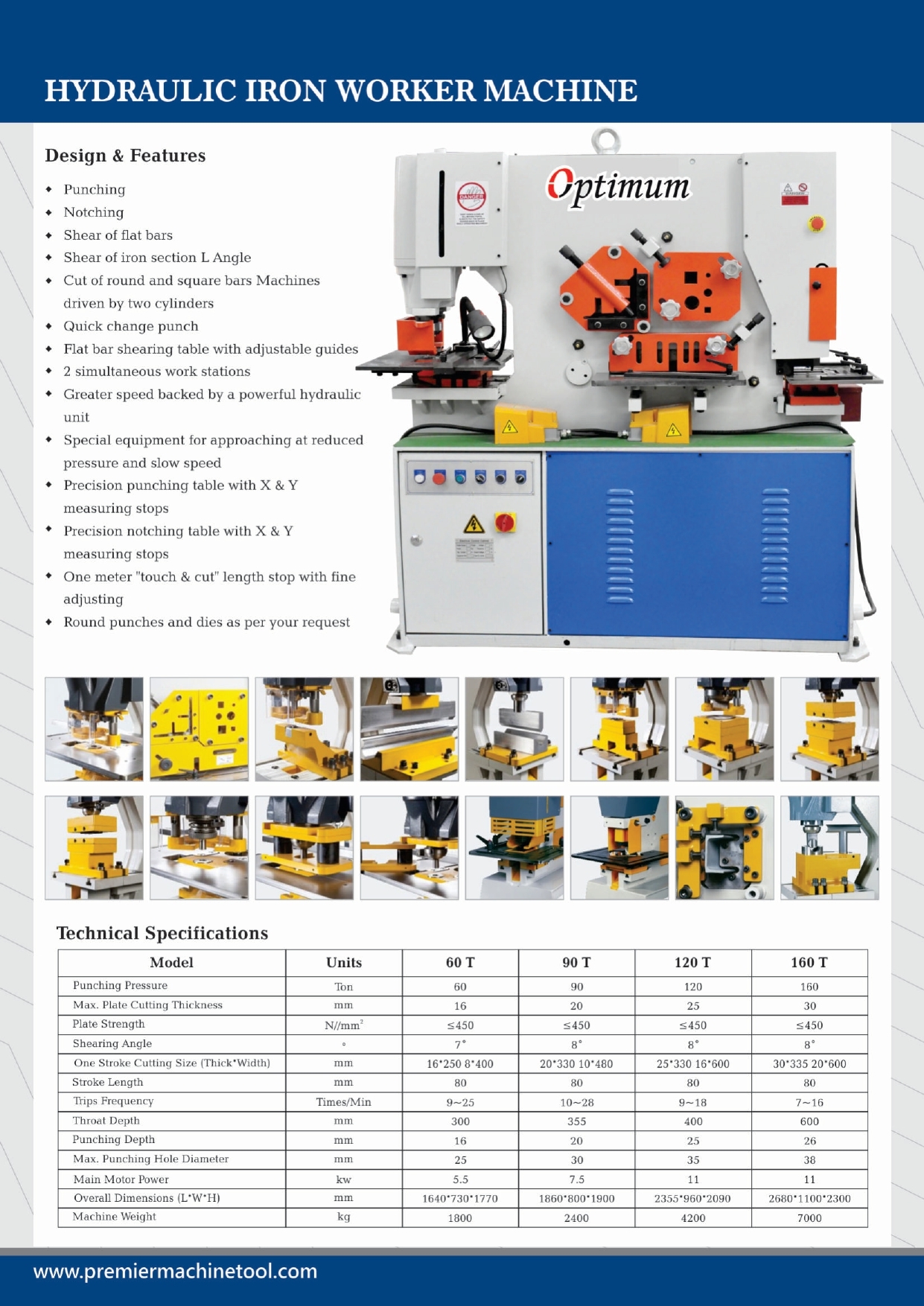 60t Hydraulic Punching Machine