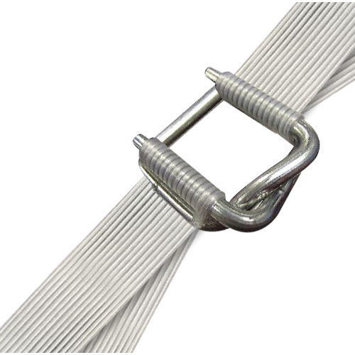 Composite Cord Strap - High Tenacity Polyester 13mm To 32mm Widths White Color | Low Elongation High Shock Absorption Scratch-free Protection