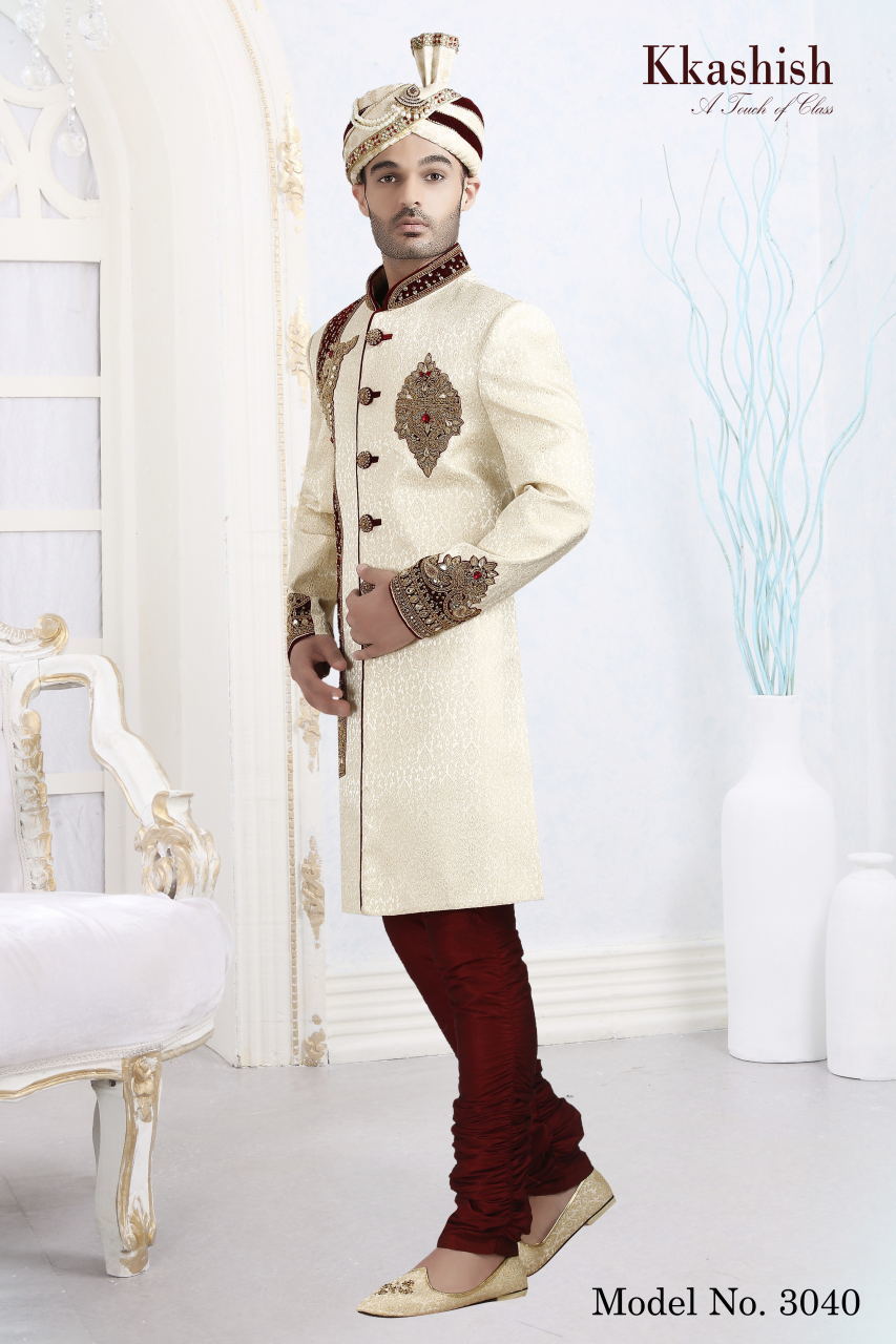 3040 Designer Sherwani Age Group: 16-50