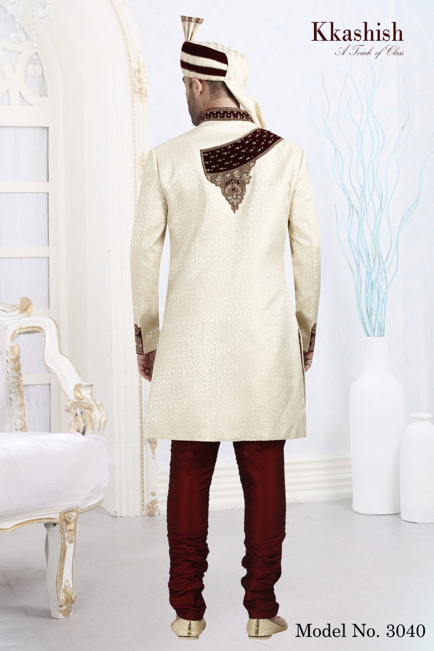 3040 Designer Sherwani Age Group: 16-50