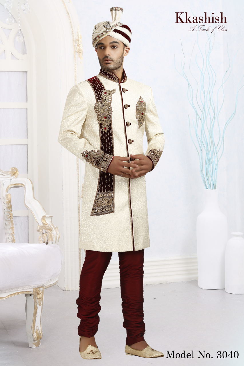 3040 Designer Sherwani Age Group: 16-50