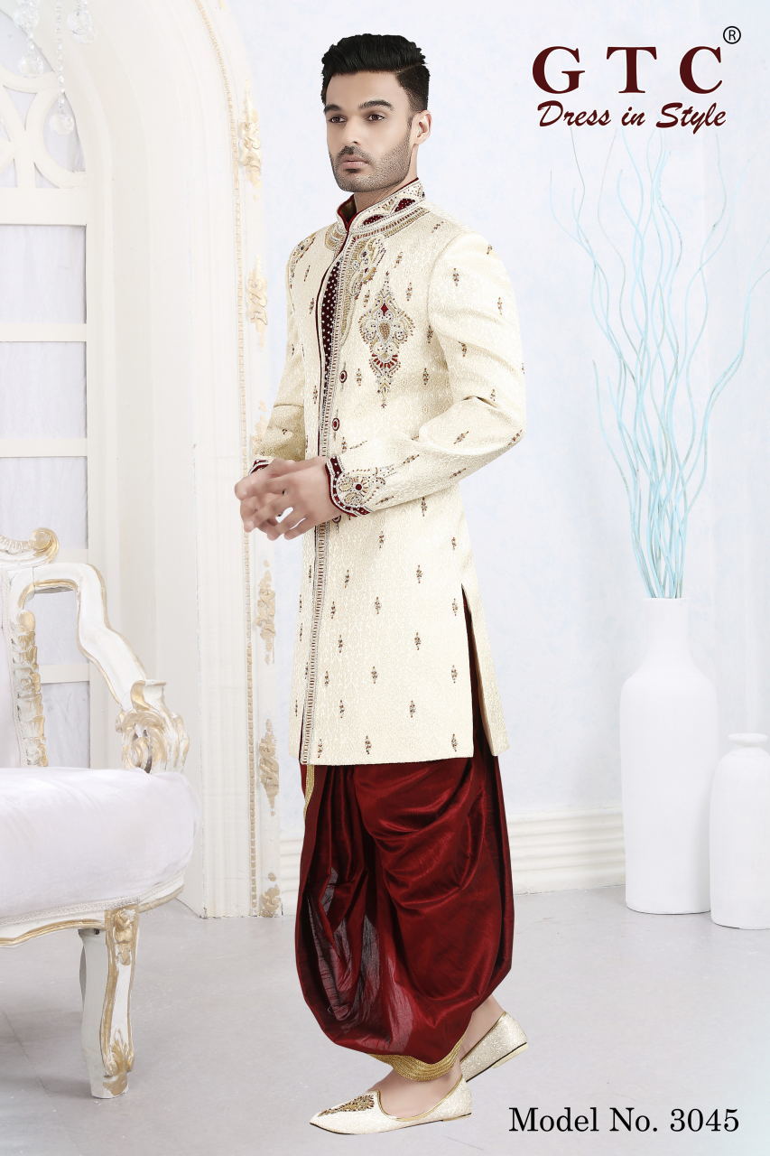 3045 Designer Sherwani Age Group: 16-50