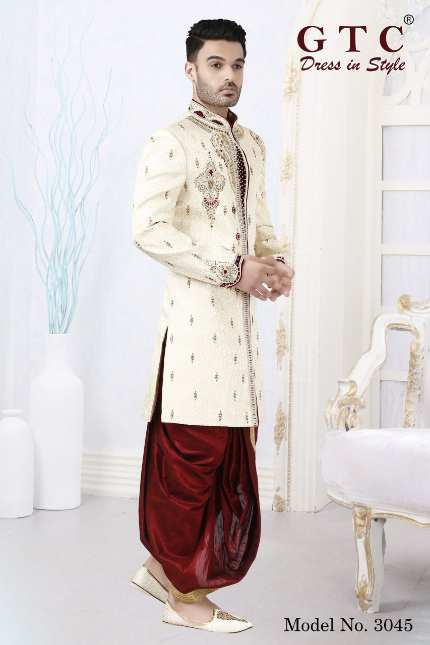3045 Designer Sherwani Age Group: 16-50