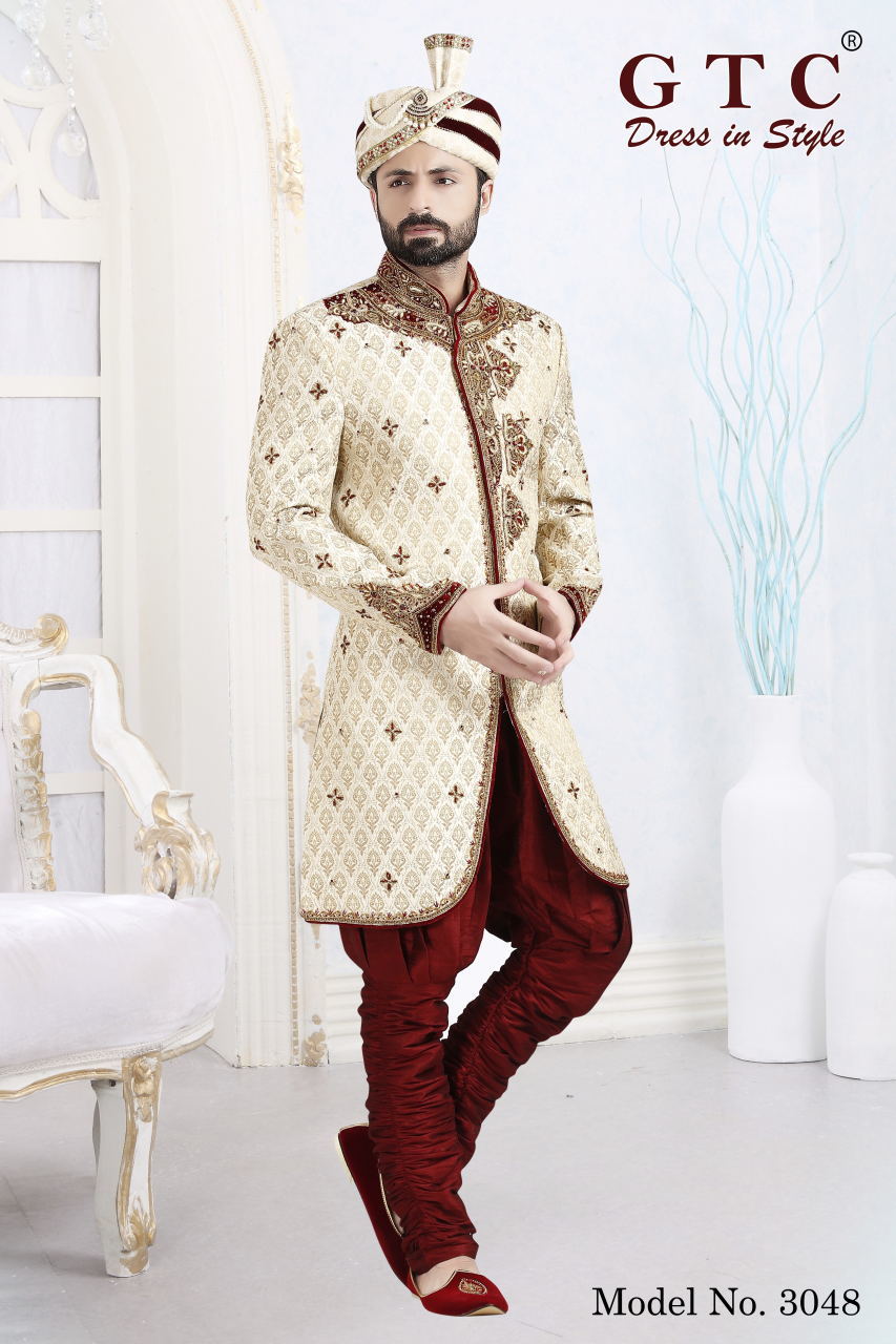 3048 Designer Sherwani Age Group: 16-50